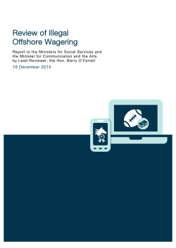 Review of Illegal Offshore Wagering