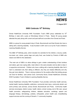 SIBS Celebrate 10th Birthday