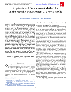 Application of Displacement Method for on-the
