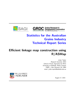 Efficient linkage map construction using R/ASMap