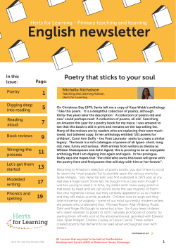 English newsletter - Hertfordshire Grid for Learning