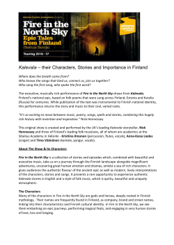 Meet the characters and stories of Kalevala