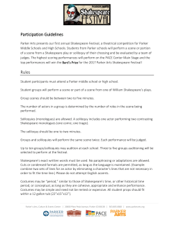 Participation Guidelines