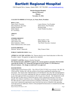 3260 Hospital Drive, Juneau, Alaska 99801 907.796.8900 www