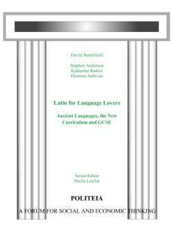 Latin for Language Lovers