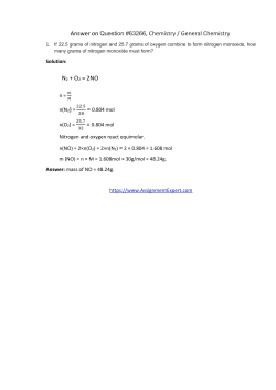 Answer on Question #63266, Chemistry / General Chemistry N2 +