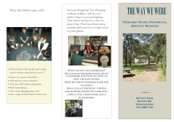 THE MUSEUM small copy - Hornsby Shire Historical Society