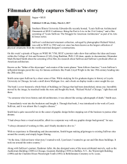 Filmmaker deftly captures Sullivan`s story