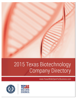 Texas Biotechnology Company Directory