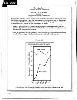 1989 DBQ - Black Americans