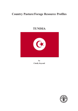 Country Pasture/Forage Resource Profiles TUNISIA