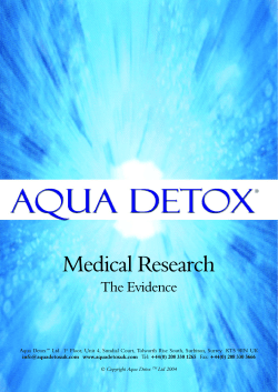 Medical Research Formes INT