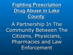 Fighting Prescription Drug Abuse in Lake County: A Partnership In