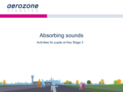 Absorbing sounds
