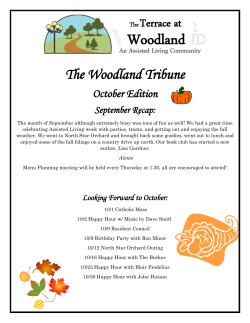 the Newsletter - The Terrace at Woodland