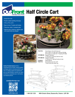 Half Circle Cart - OutFront Portable Solutions