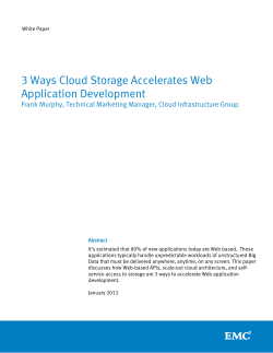 3 Ways Cloud Storage Accelerates Web Development
