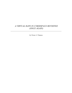 a virtual rape in cyberspace revisited (once again)