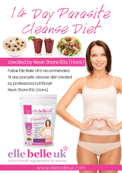 Parasite Cleanse Diet