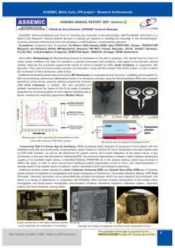 ASSEMIC, Marie Curie, FP6 project