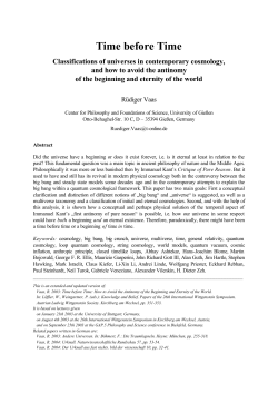 Time before Time - at www.arxiv.org.