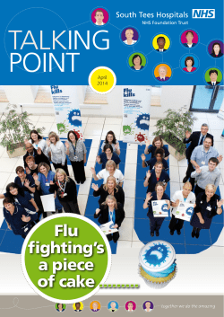 Flu fighting`s a piece of cake ......