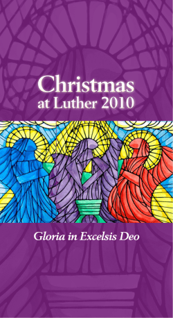 Christmas at Luther 2010 program