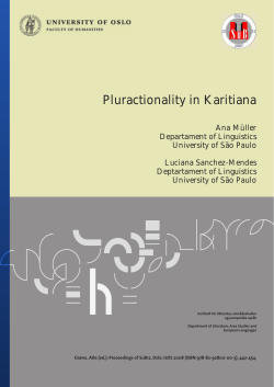 Pluractionality in Karitiana