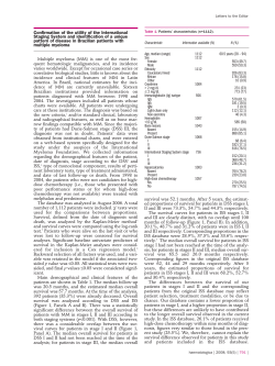 Confirmation of the utility of the International Staging System and