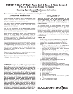 DODGE&reg; TIGEAR-2TM Right Angle Quill C-Face, 3