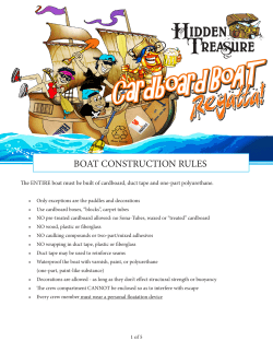 boat construction rules - Hidden Treasure Restaurants