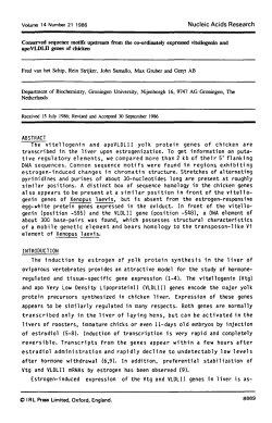 Conserved sequence motifs upstream from the co