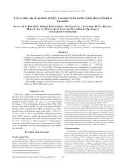 Crystal structure of synthetic Al4B2O9: A member of the mullite
