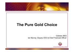 The Pure Gold Choice