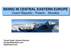 Tomas Zukal - The low-cost ski resort