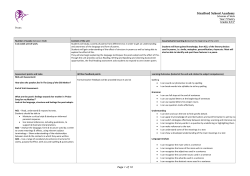 Poetry - Stratford School Academy