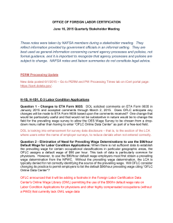 These notes were taken by NAFSA members during a stakeholder