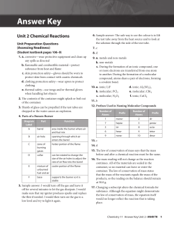 Unit 2 Answer Key