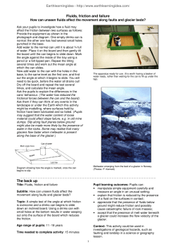 Fluids, friction and failure