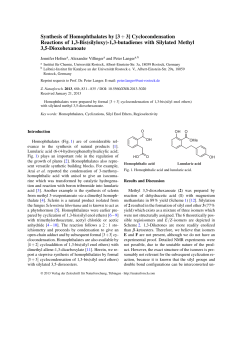 Full Text - Verlag der Zeitschrift f&uuml;r Naturforschung