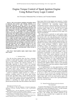 Engine Torque Control of Spark Ignition Engine Using Robust