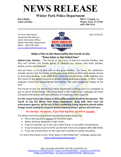 Make a Plan to Get Home Safely this Fourth of July