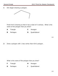 Second Grade 2013 Third Six Weeks Checkpoint