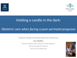 Holding a candle in the dark: