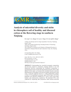 Analysis of microbial diversity and niche in rhizosphere - Funpec-RP
