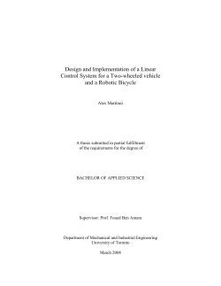 Design and Implementation of a Linear Control Syst