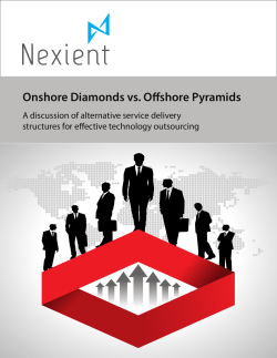 Onshore Diamonds vs. O shore Pyramids