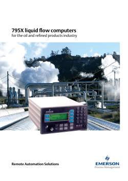 795X liquid flow computers
