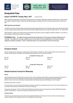 print - Northwest Avalanche Center