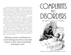 Complaints and Disorders